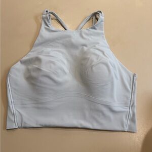 lululemon athletica Light Blue High-Neck Sports Bralette